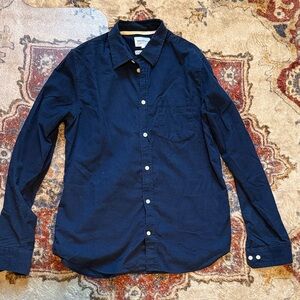 Norse Projects Navy Blue Casual Button Down Shirt